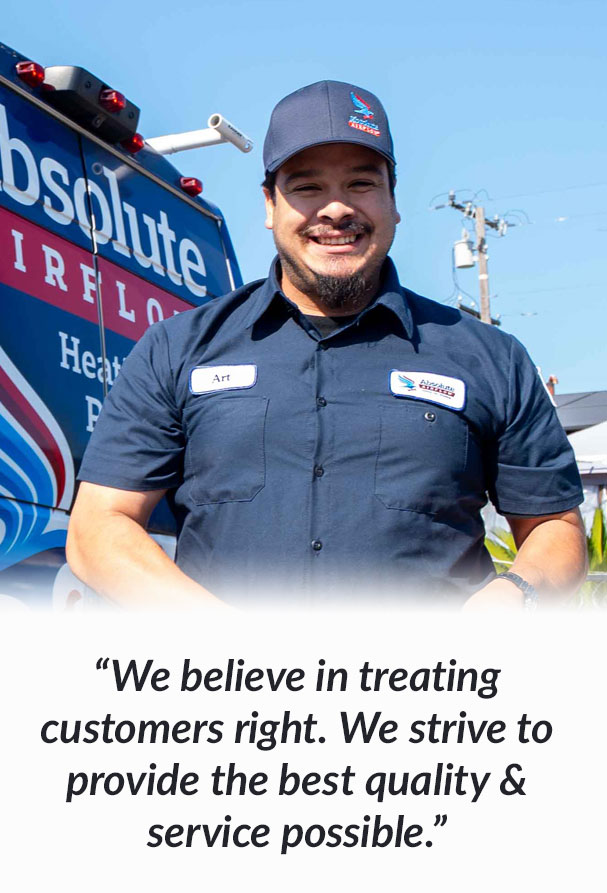 customer service quote with techncian
